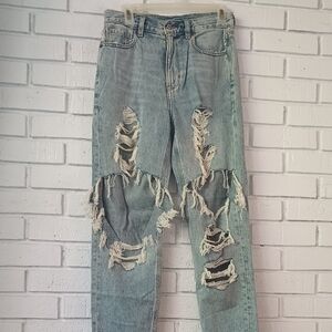 Distressed American Eagle Jeans Womens Size 4